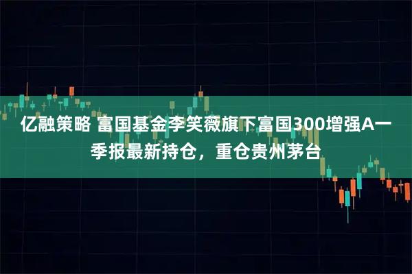 亿融策略 富国基金李笑薇旗下富国300增强A一季报最新持仓，重仓贵州茅台